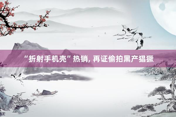 “折射手机壳”热销, 再证偷拍黑产猖獗