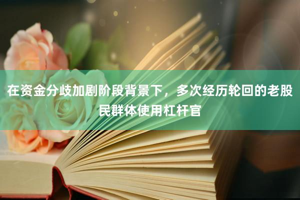 在资金分歧加剧阶段背景下，多次经历轮回的老股民群体使用杠杆官