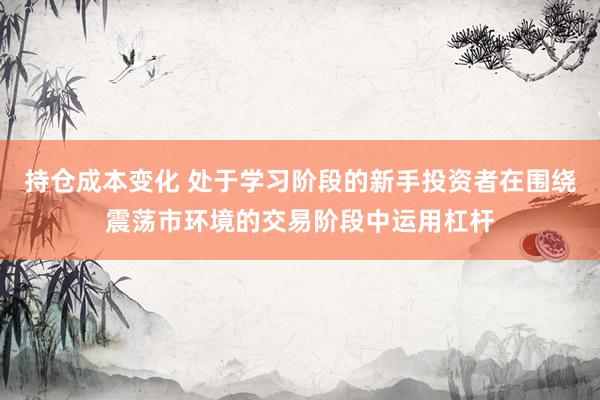 持仓成本变化 处于学习阶段的新手投资者在围绕震荡市环境的交易阶段中运用杠杆